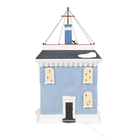 Department 56 Dickens' Village Admiral Boom's Lit House