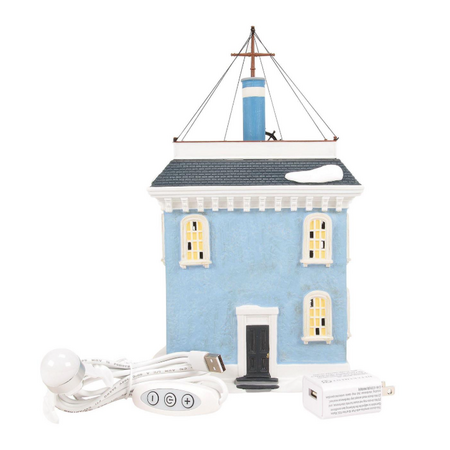 Department 56 Dickens' Village Admiral Boom's Lit House