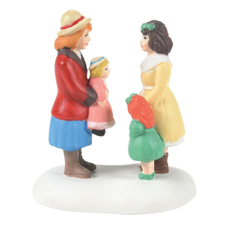 Department 56 Dickens' Village Girls with Their Dolls Accessory