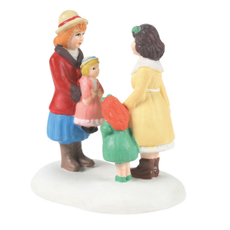 Department 56 Dickens' Village Girls with Their Dolls Accessory