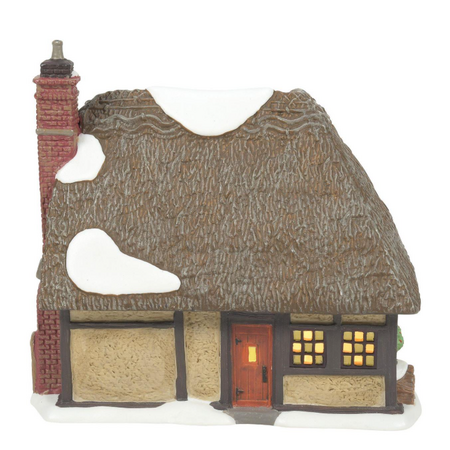 Department 56 Dickens' Village The Master Thatcher's Cottage Lit Building