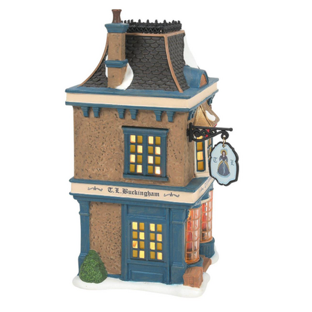 Department 56 Dickens' Village T.L. Buckingham Doll Shop Lit Building