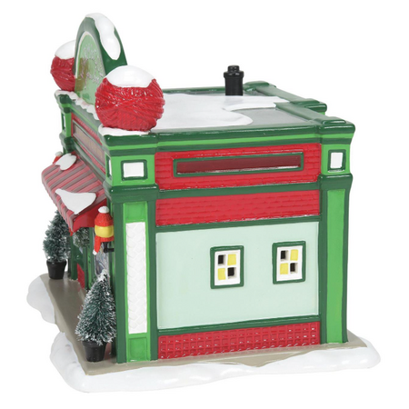 Snow Village Warm & Cozy Yarn Shop Lit Building