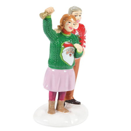 Department 56 Snow Village Ugliest Sweater Champion Accessory