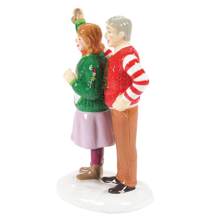 Department 56 Snow Village Ugliest Sweater Champion Accessory