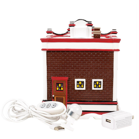 Department 56 Snow Village Hershey Fine Confections Lit Building