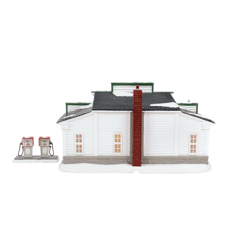 Department 56 Snow Village Billy Brooks Wilson Grocery Lit Building