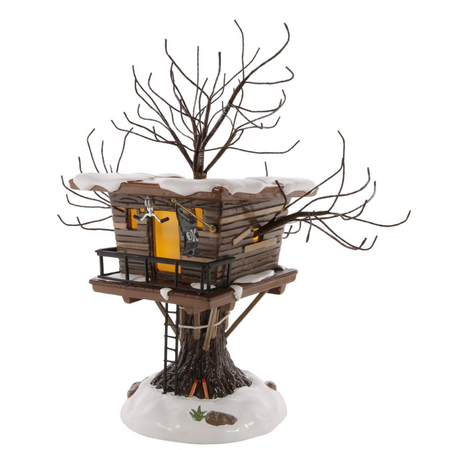 Department 56 Snow Village Home Alone Kevin's Tree House Lit Accessory