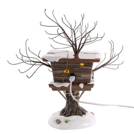 Department 56 Snow Village Home Alone Kevin's Tree House Lit Accessory