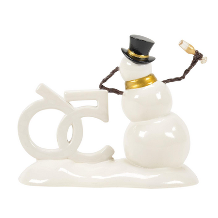 Department 56 Snow Village 50th Lucky the Snowman 2026 Accessory