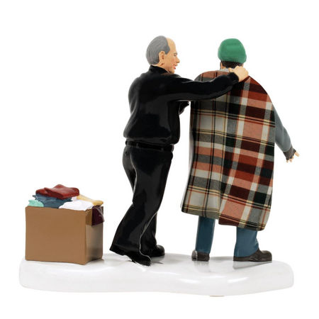 Department 56 Snow Village 50th Warmed in His Grace Accessory