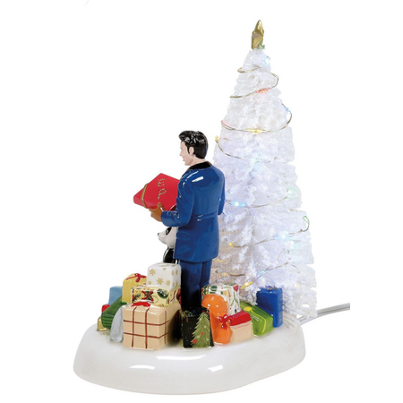 Department 56 Snow Village Elvis Passes Out the Gifts Accessory