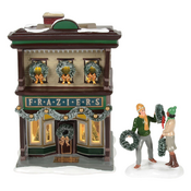 Department 56 Snow Village Frazier's Fir & Festive Shop Scenterville House