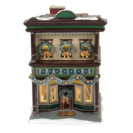 Department 56 Snow Village Frazier's Fir & Festive Shop Scenterville House