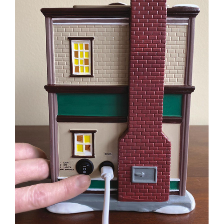 Department 56 Snow Village Frazier's Fir & Festive Shop Scenterville House