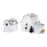 Department 56 Snow Village Graceland Stables Lit Building