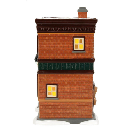 Department 56 Snow Village Brandy's Tavern Lit Building