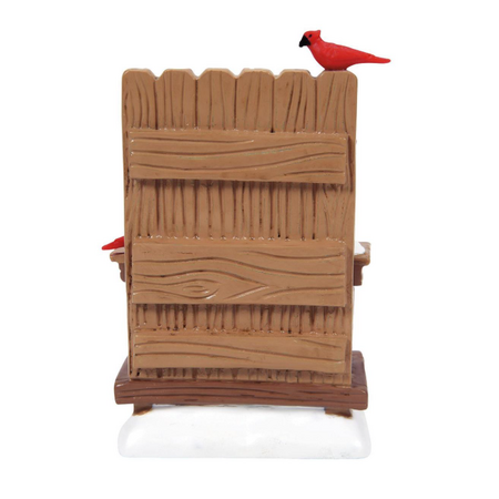 Department 56 Village Cross Product Potter's Bench with Birdies Accessory