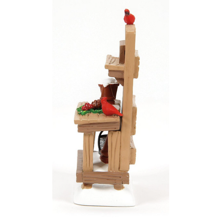 Department 56 Village Cross Product Potter's Bench with Birdies Accessory