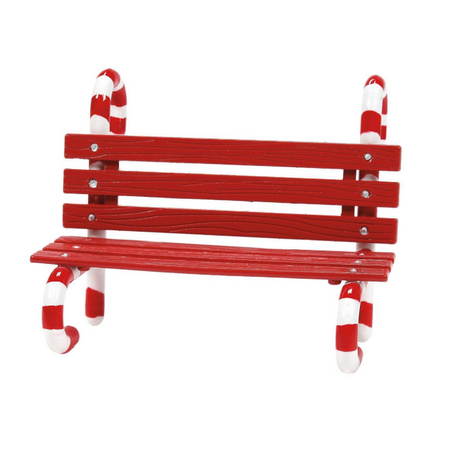 Department 56 Village Cross Product Peppermint Bench Accessory