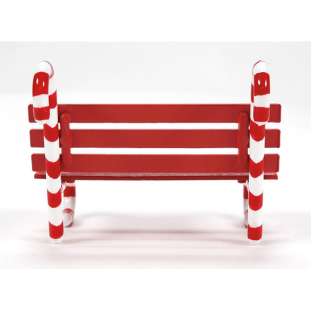 Department 56 Village Cross Product Peppermint Bench Accessory