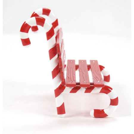 Department 56 Village Cross Product Peppermint Bench Accessory
