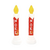 Department 56 Village Cross Product Blow Mold Candle Set Lit Accessory