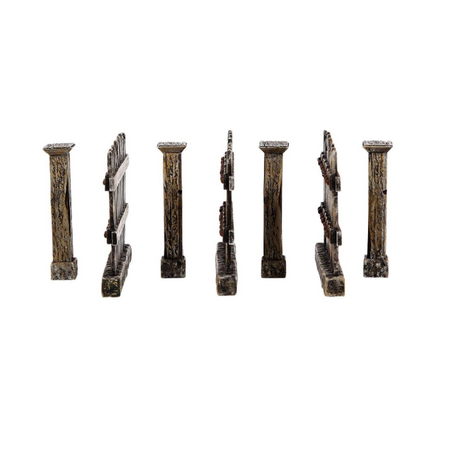 Department 56 Village Cross Product Village Line Fence Set of 7 Accessory