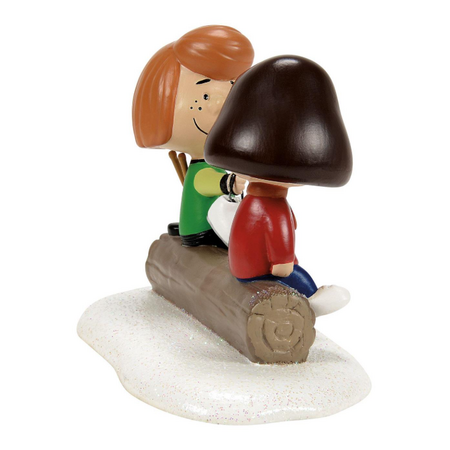 Department 56 Peanuts Village Peppermint Patty & Marcie Accessory