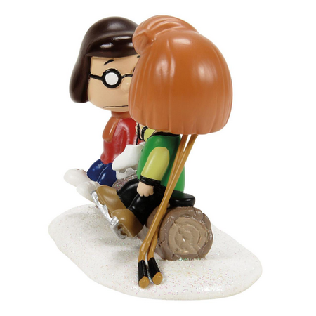 Department 56 Peanuts Village Peppermint Patty & Marcie Accessory