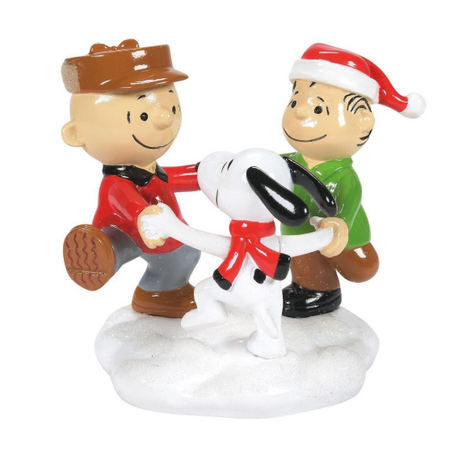 Department 56 Peanuts Village Trio of Besties Accessory