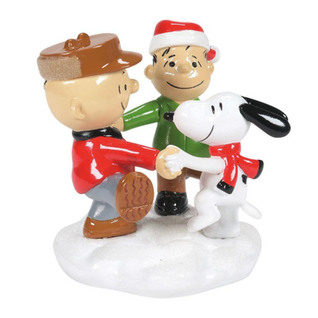 Department 56 Peanuts Village Trio of Besties Accessory