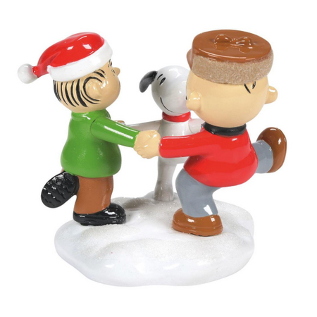 Department 56 Peanuts Village Trio of Besties Accessory