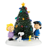 Department 56 Peanuts Village O'Christmas Tree Accessory