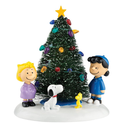 Department 56 Peanuts Village O'Christmas Tree Accessory