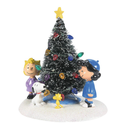 Department 56 Peanuts Village O'Christmas Tree Accessory