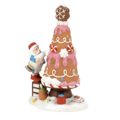 Department 56 North Pole Piping the Tree Accessory