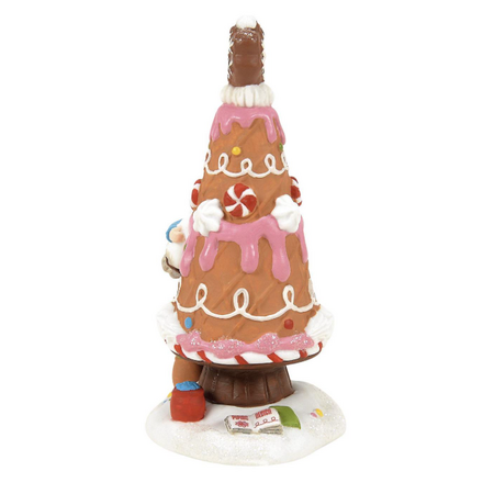 Department 56 North Pole Piping the Tree Accessory