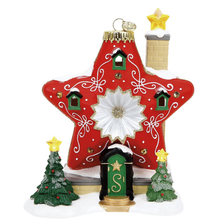 Department 56 North Pole Sparkle Star House Lit Building