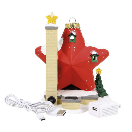Department 56 North Pole Sparkle Star House Lit Building