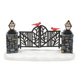 Department 56 Village Cross Product Cardinal Lit Christmas Gate Accessory