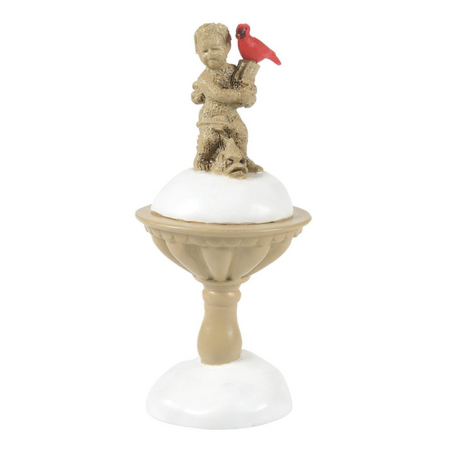 Department 56 Village Cross Product Cardinal Christmas Fountain Accessory