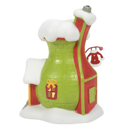 Department 56 Grinch Village Santy Suit Shoppe Lit Building