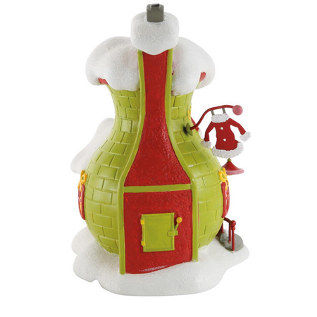 Department 56 Grinch Village Santy Suit Shoppe Lit Building