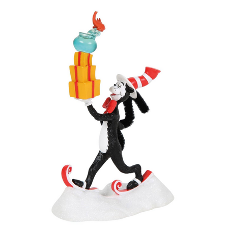 Department 56 Grinch Village Cat in the Hat Looking Dapper! Accessory