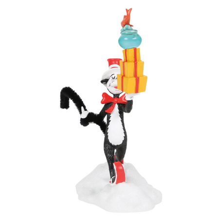 Department 56 Grinch Village Cat in the Hat Looking Dapper! Accessory