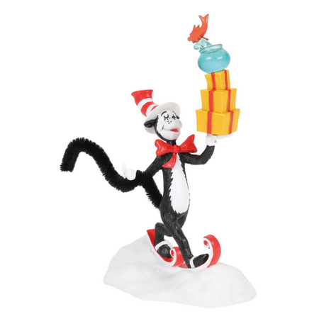 Department 56 Grinch Village Cat in the Hat Looking Dapper! Accessory