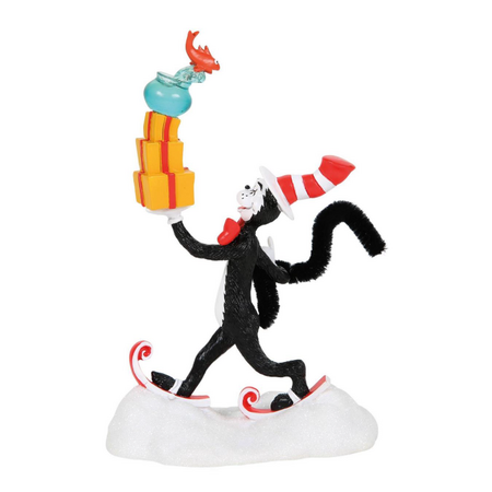 Department 56 Grinch Village Cat in the Hat Looking Dapper! Accessory