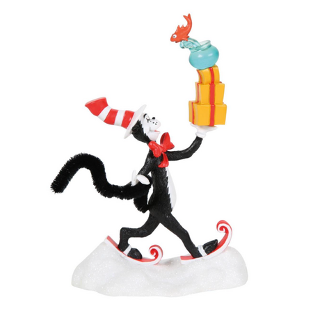 Department 56 Grinch Village Cat in the Hat Looking Dapper! Accessory