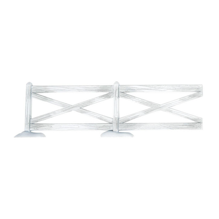 Department 56 Village Cross Product White Crossbuck Fence Accessory